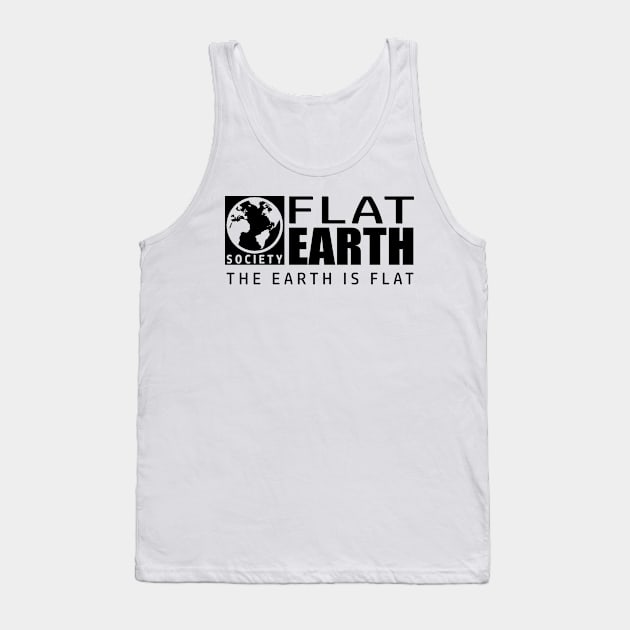 Flat Earth Society - Flat Earth Tank Top by TeeUniverse